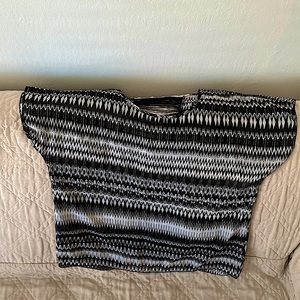 Brand: Free Kisses, Size: 1X, Color: White/Black